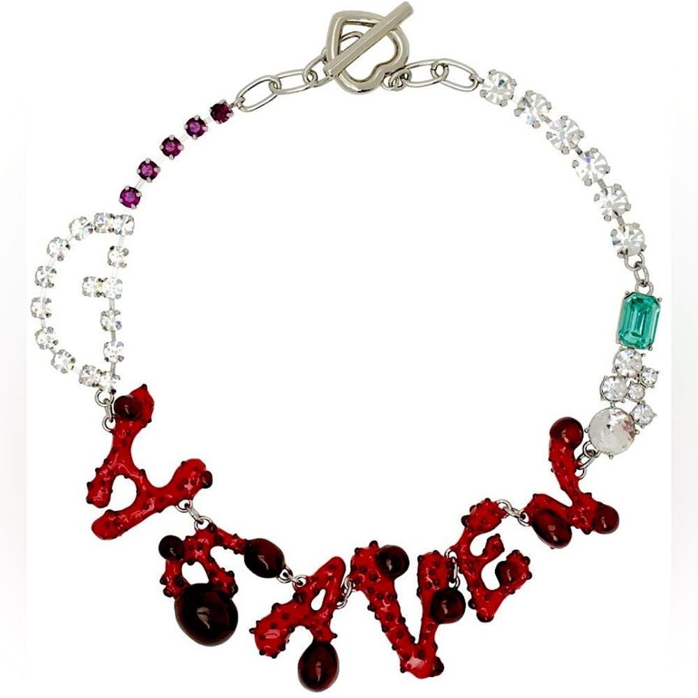 Unisex Marc Jacobs Heaven Crystal necklace